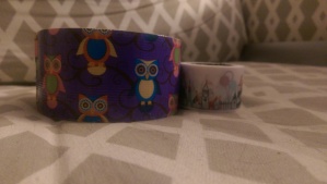 Duck Tape with all sorts of delightful owls and Scotch Expressions with an awesome amusement park sort of scene.